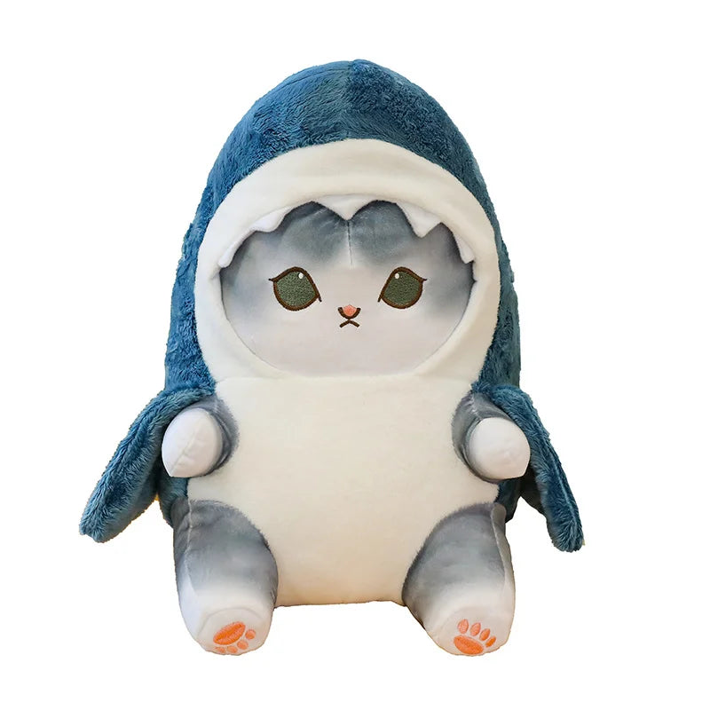 Kawaii Shark Cat Doll Childrens Shark Plush