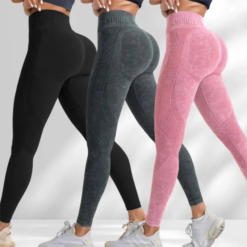 Women High Waist Seamless Yoga Leggings Hip-Lifting Gym & Sports Pants Vervelle