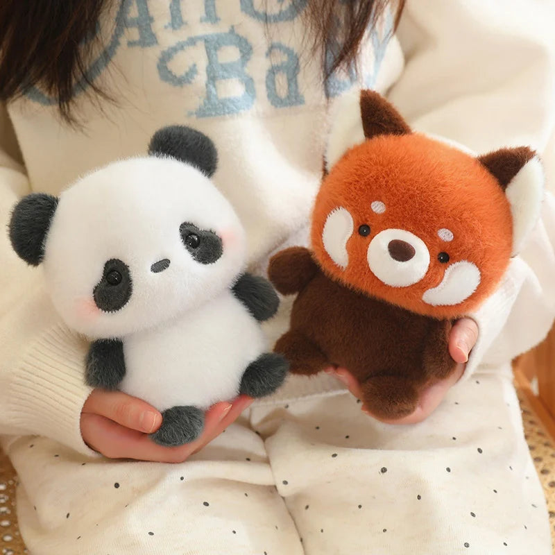 Cute Sitting Animal Plush Set Vervelle