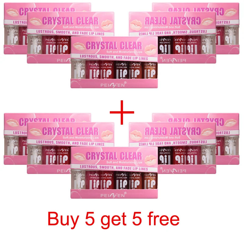 6pcs Hydrating Lip Gloss Set Vervelle