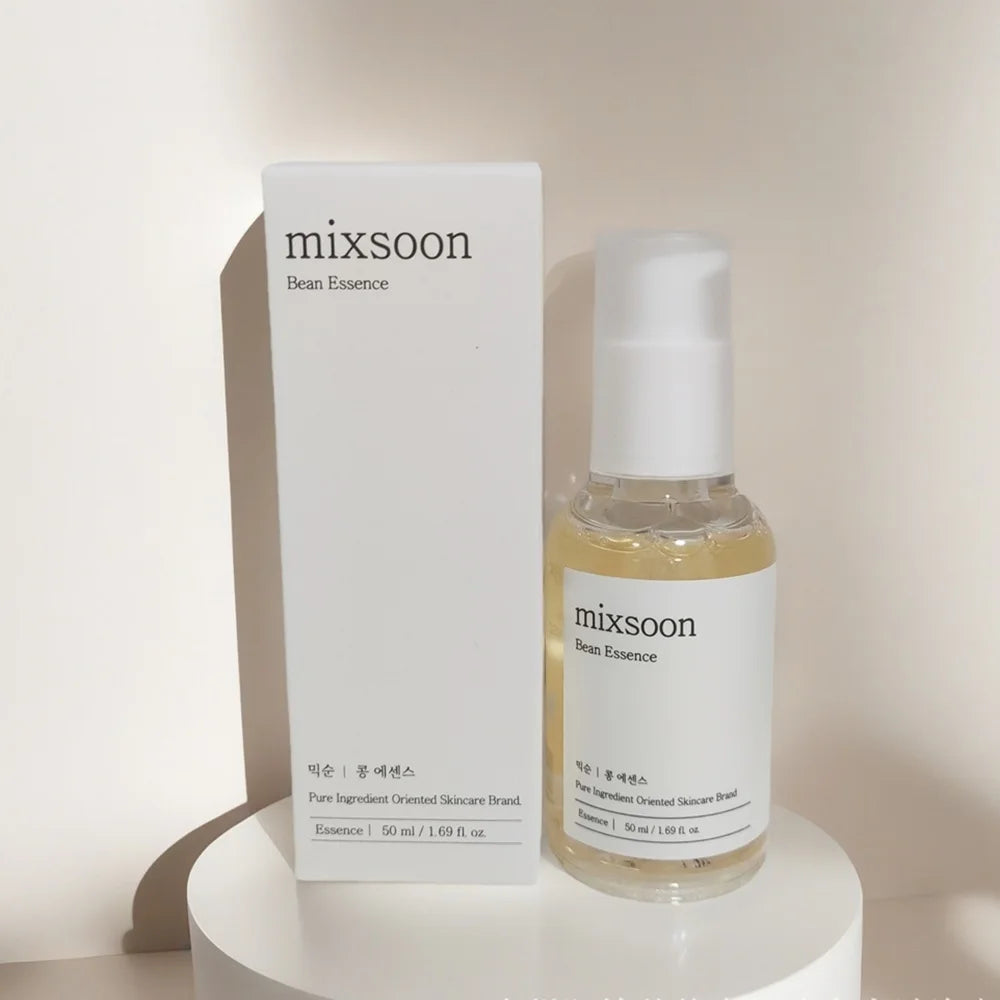 Korean Mixsoon Skin Care - Soybean Essence, Centella Asiatica Facial Cleanser, Soy Fermented Cream, Exfoliating, Repair Damage