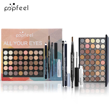 POPFEEL Eye Makeup Set – Palette, Eyeliner & Tools
