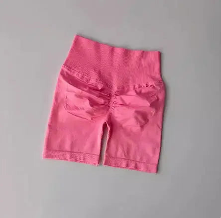 Women High Waist Yoga Shorts Hip-Lifting Quick-Dry Fitness Gym Pants Vervelle