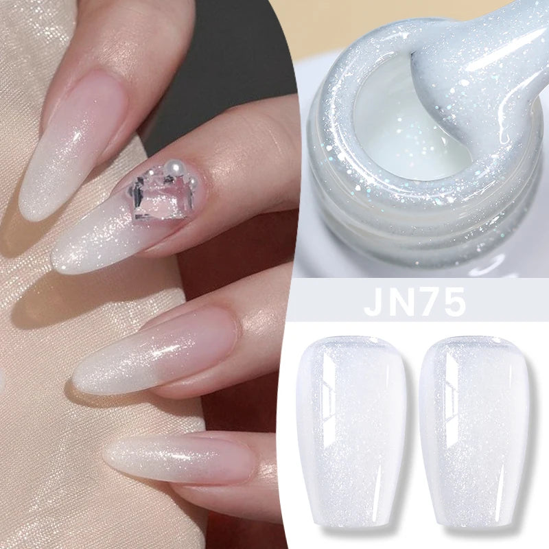 BORN PRETTY Jelly Nude Gel Nail Polish 10ml Light Pink
