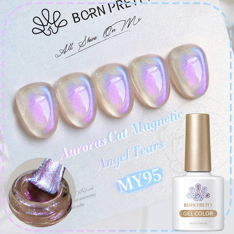 BORN PRETTY 10ml Silver Cat Magnetic Gel Nail Polish