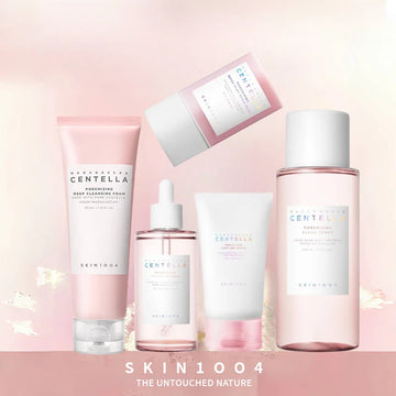 Centella Pink Salt Clear Toner Deep Foam Cleanser Face beauty Products Set