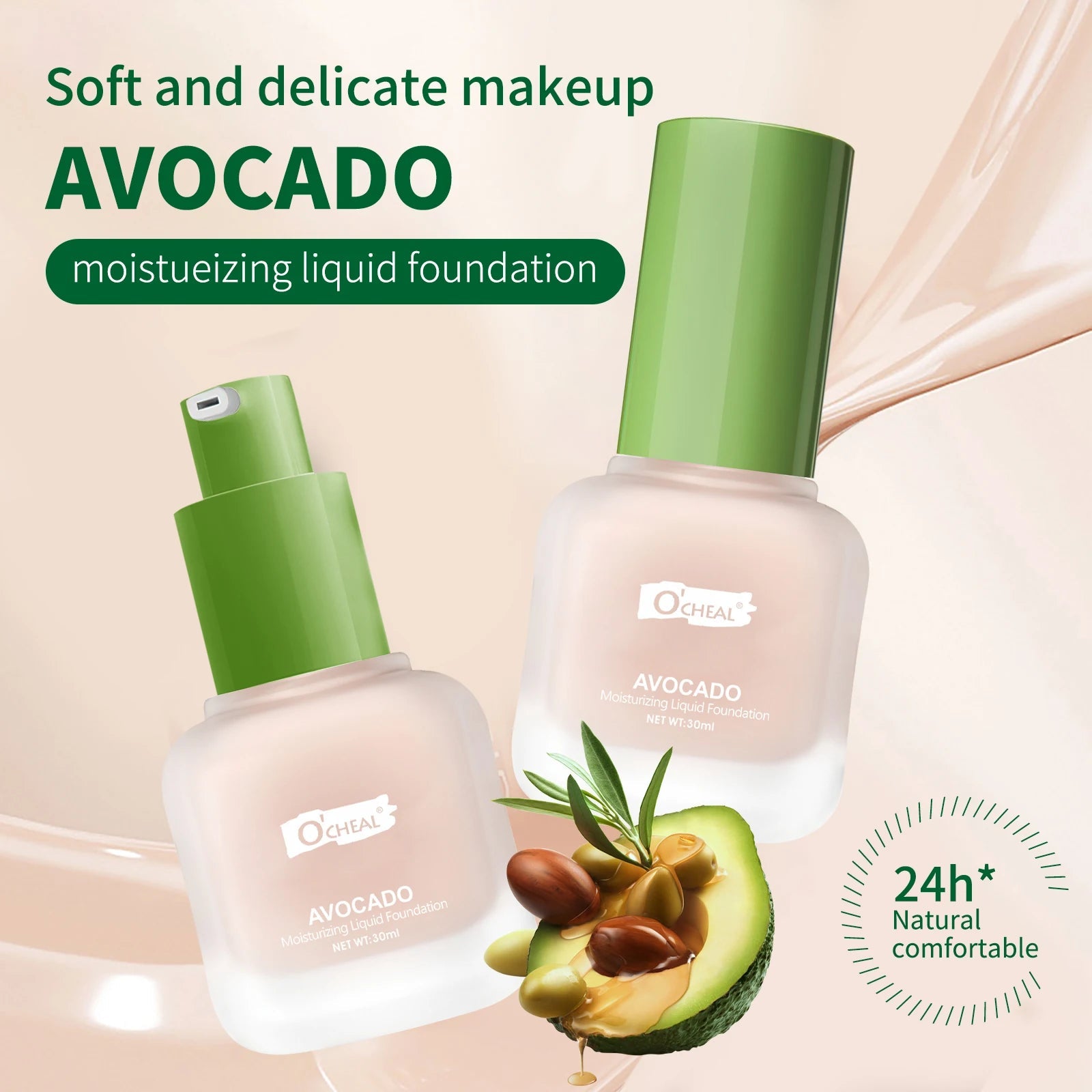 OCHEAL Face Foundation Cream – Oil-Control Matte BB & CC Cream Concealer Vervelle