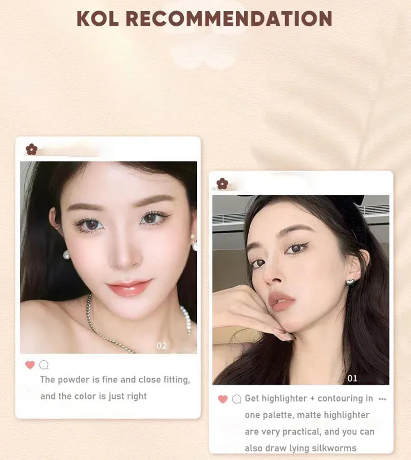 Judydoll Facial Highlighter – 3D Nose & Contour Powder Vervelle