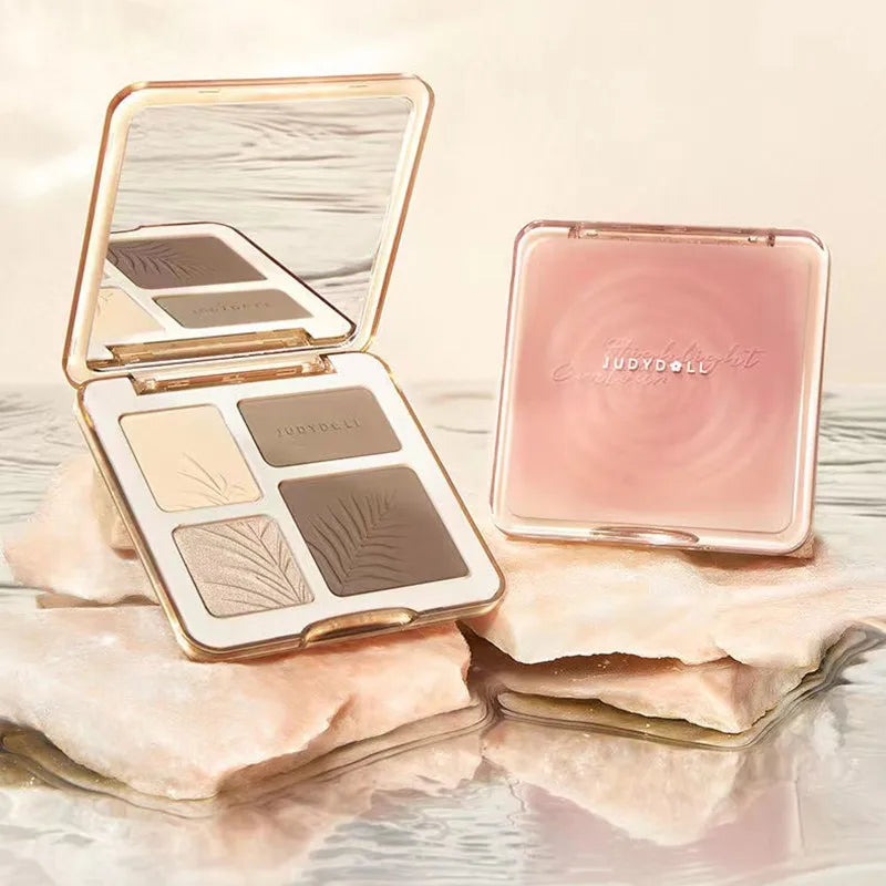 Judydoll Facial Highlighter – 3D Nose & Contour Powder Vervelle