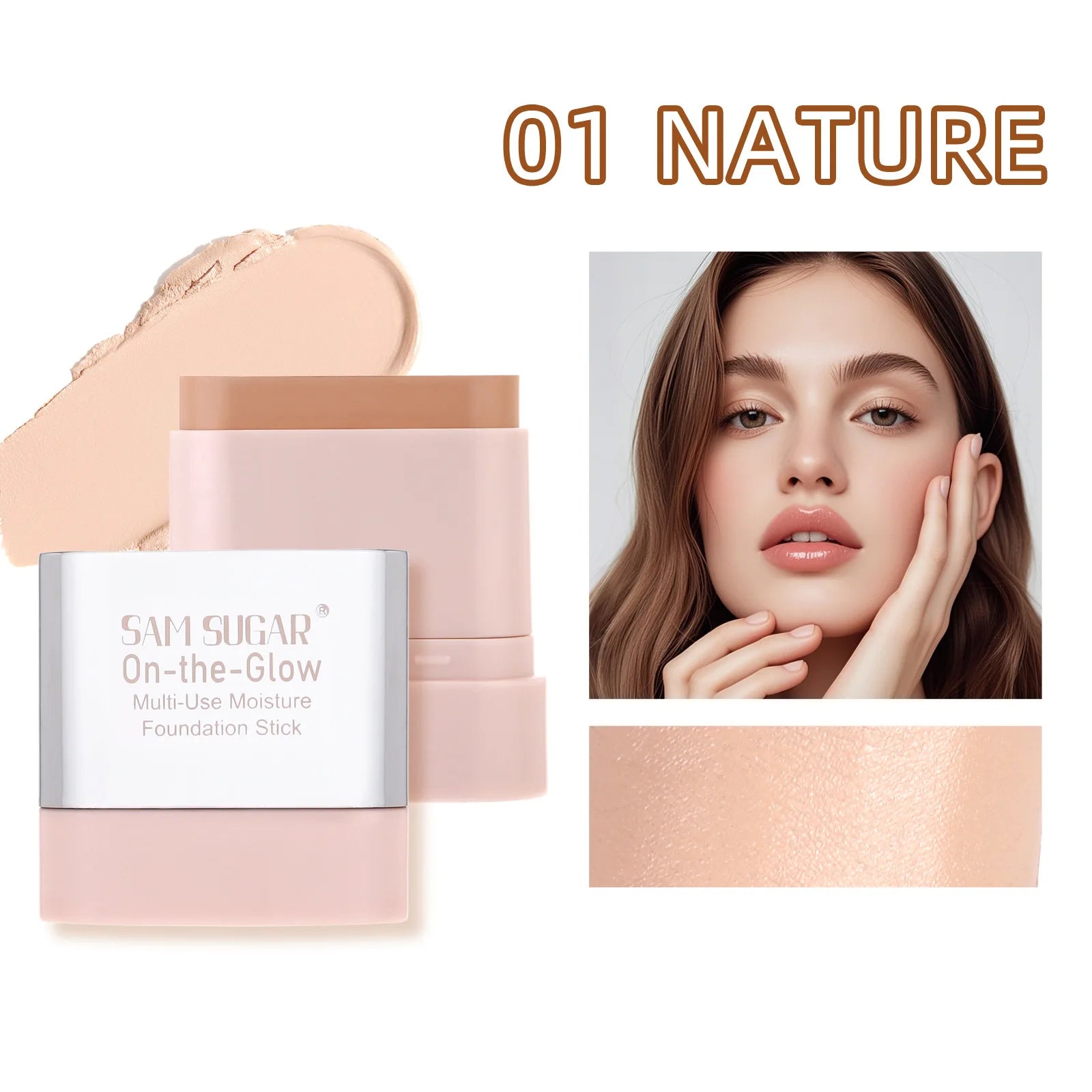 SAM SUGAR Foundation Stick Waterproof Long Lasting