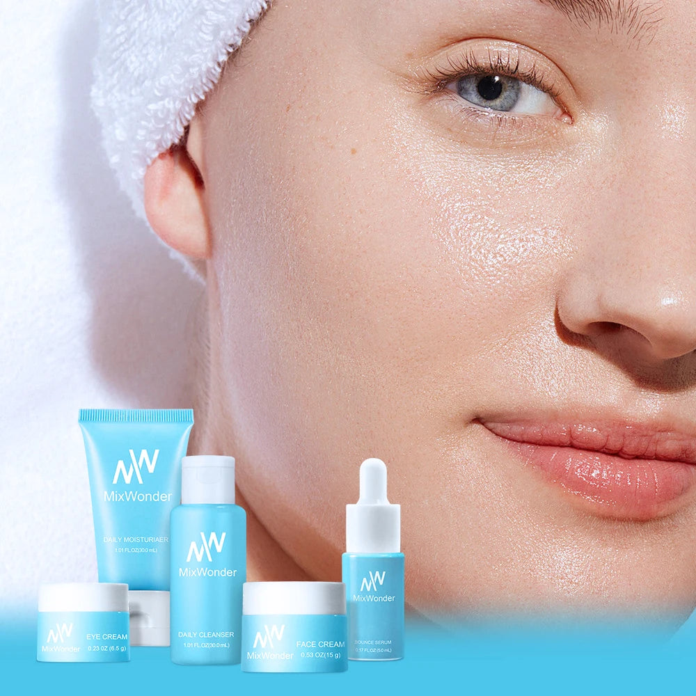 Hydrating and Whitening Skincare Set -5-Piece Gift Set