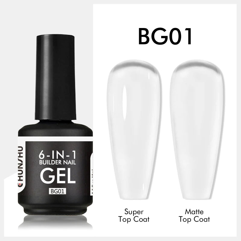 CHUNSHU 6-in-1 Extension UV Gel Polish 15ml Builder Gel