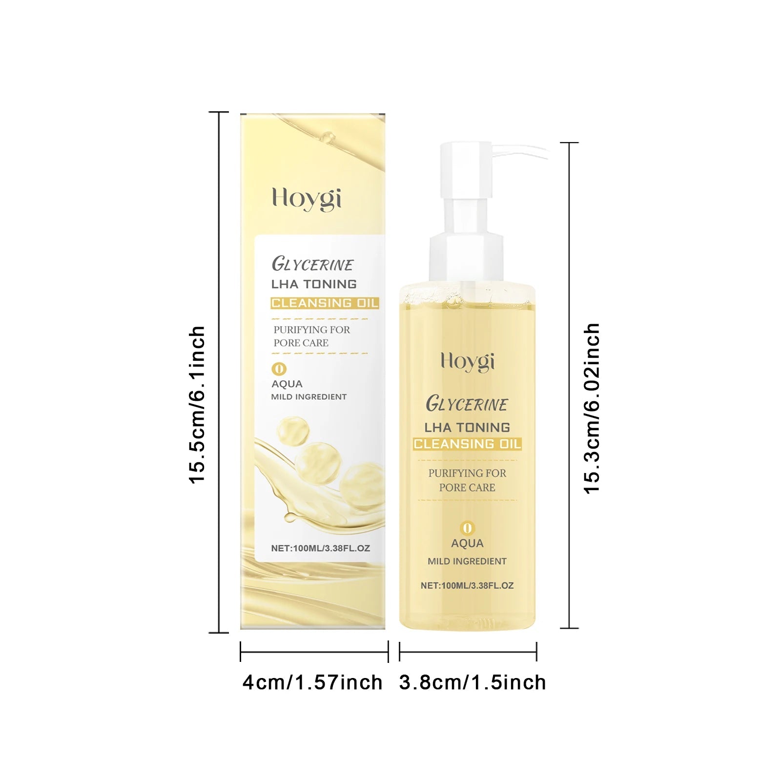 Gentle Makeup Remover Oil for Face, Eyes, and Lips Vervelle