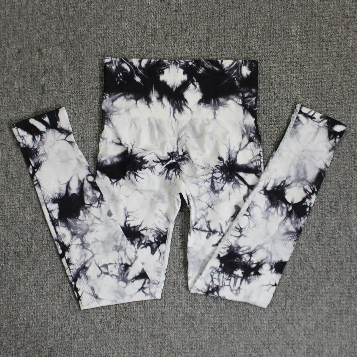 Women High Waist Seamless Tie-Dye Yoga Leggings Peach Butt Fitness Pants Vervelle