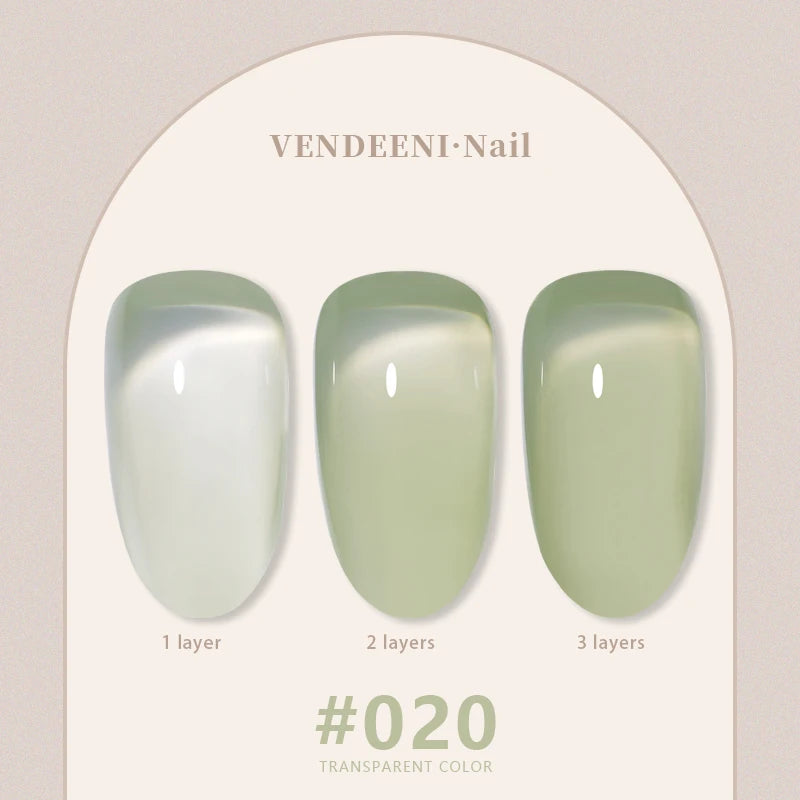 Vendeeni 24 Colors Jelly Gel Nail Polish Nude Pink 15ml