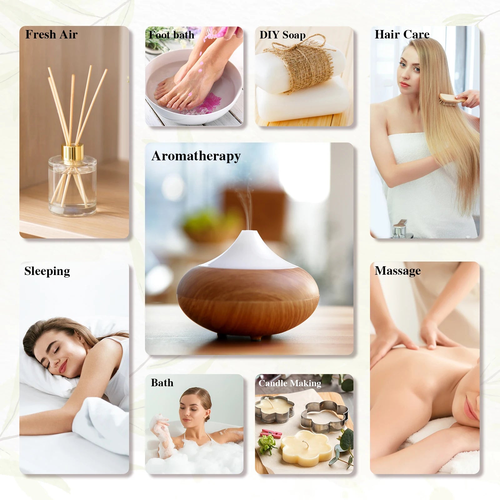 MAYJAM Essential Oils – Jasmine, Lavender, Rose & Sandalwood