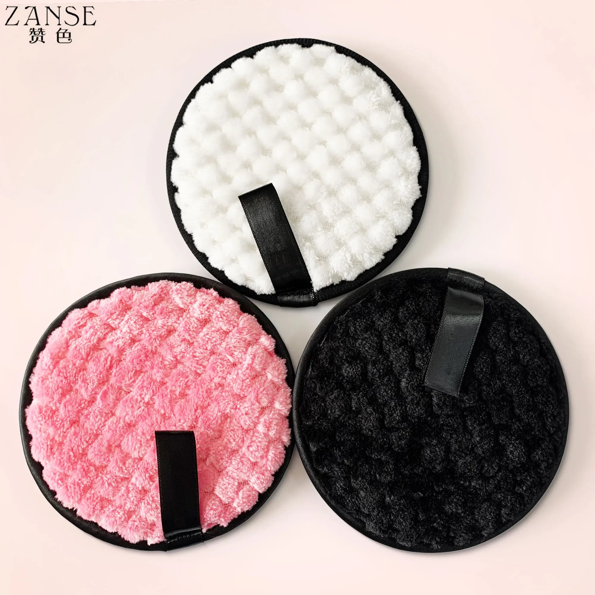1pc Reusable Cotton Makeup Remover Pad – Washable & Soft