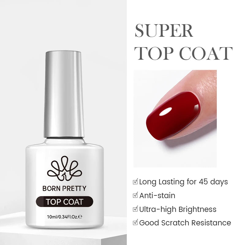 BORN PRETTY Jelly Nude Gel Nail Polish 10ml Light Pink