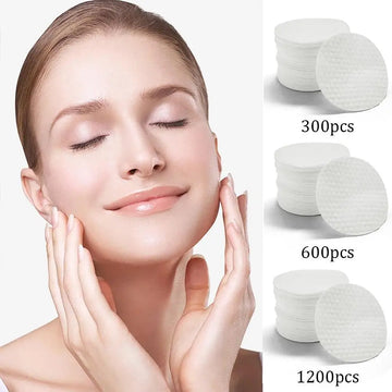 300/600/1200pcs Disposable Cotton Pads – Makeup & Face