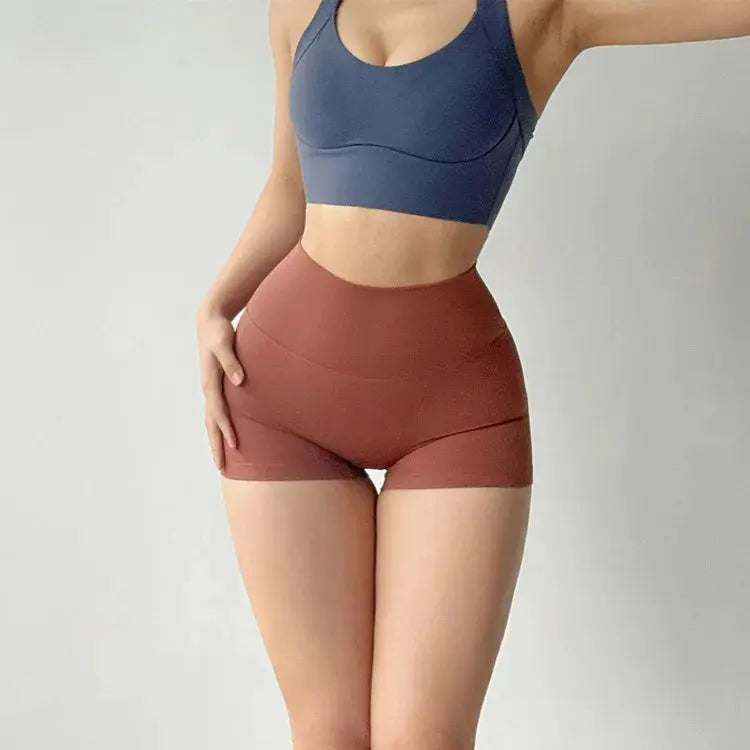 Women High Waist Hip-Lifting Yoga Shorts Quick-Dry Fitness Pants Vervelle