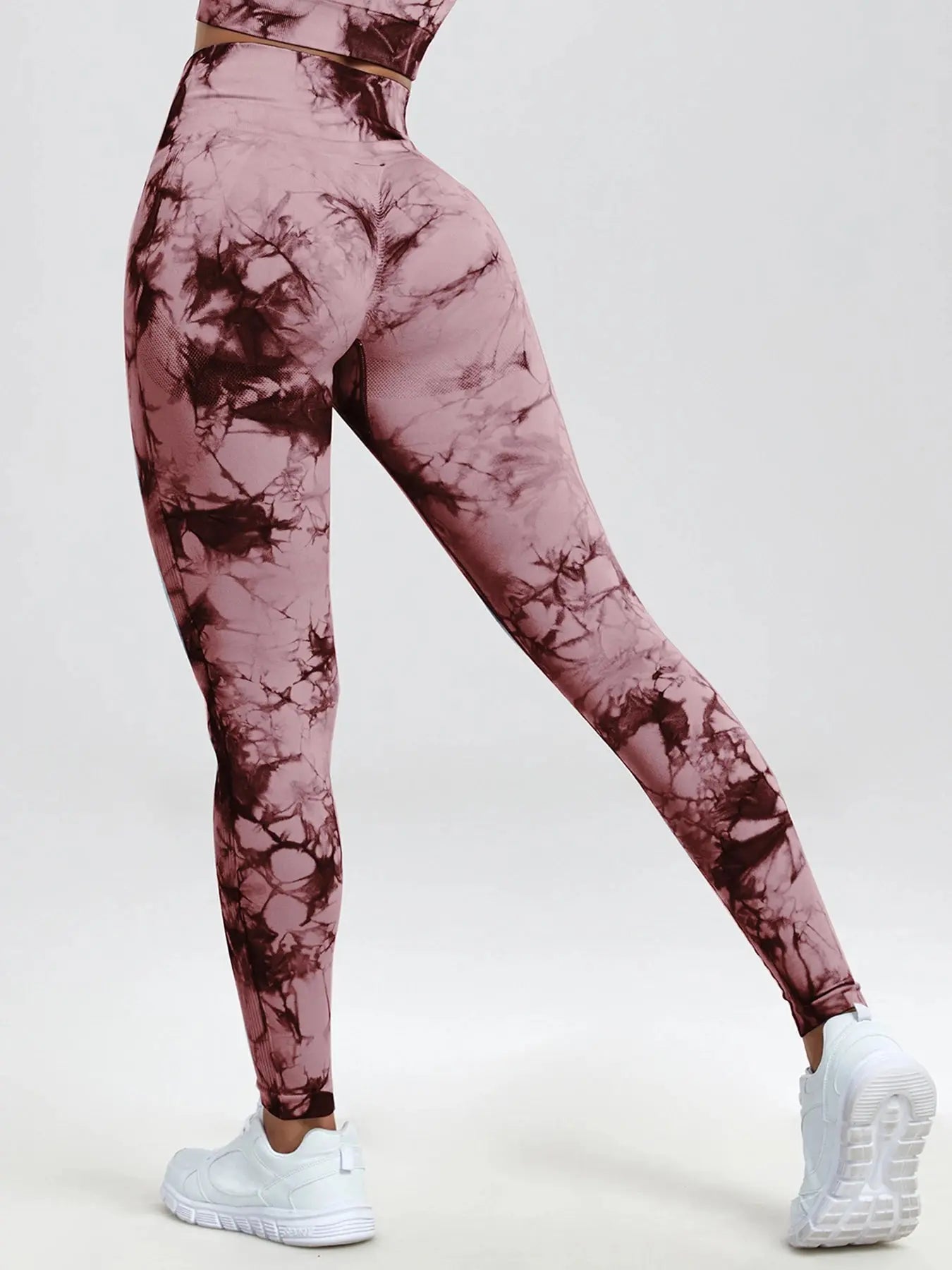 Women High Waist Tie-Dye Seamless Yoga Leggings Push-Up Gym Pants Vervelle