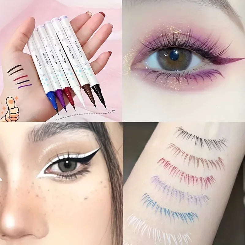Matte White Liquid Eyeliner Pen Ultra-Thin Waterproof