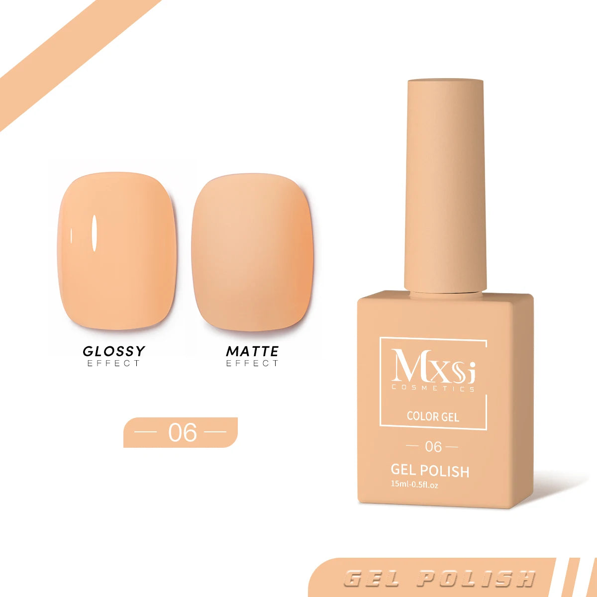 Mxsi 15ml Gel Nail Polish Neon & Pastel UV Gel Varnish