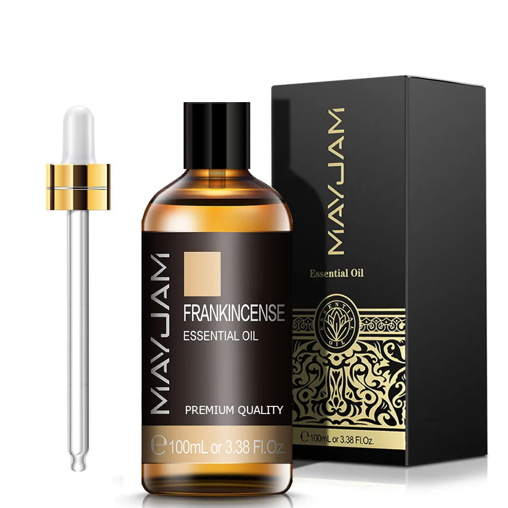 MAYJAM Essential Oils 100ml – Peppermint, Lavender & Lemongrass for Diffuser, Massage & Relaxation