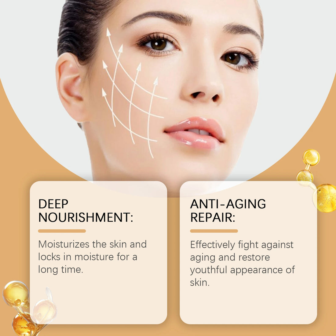 Retinol Face Cream Increase Skin Elasticity Imporve Sagging Skin Firm Cream