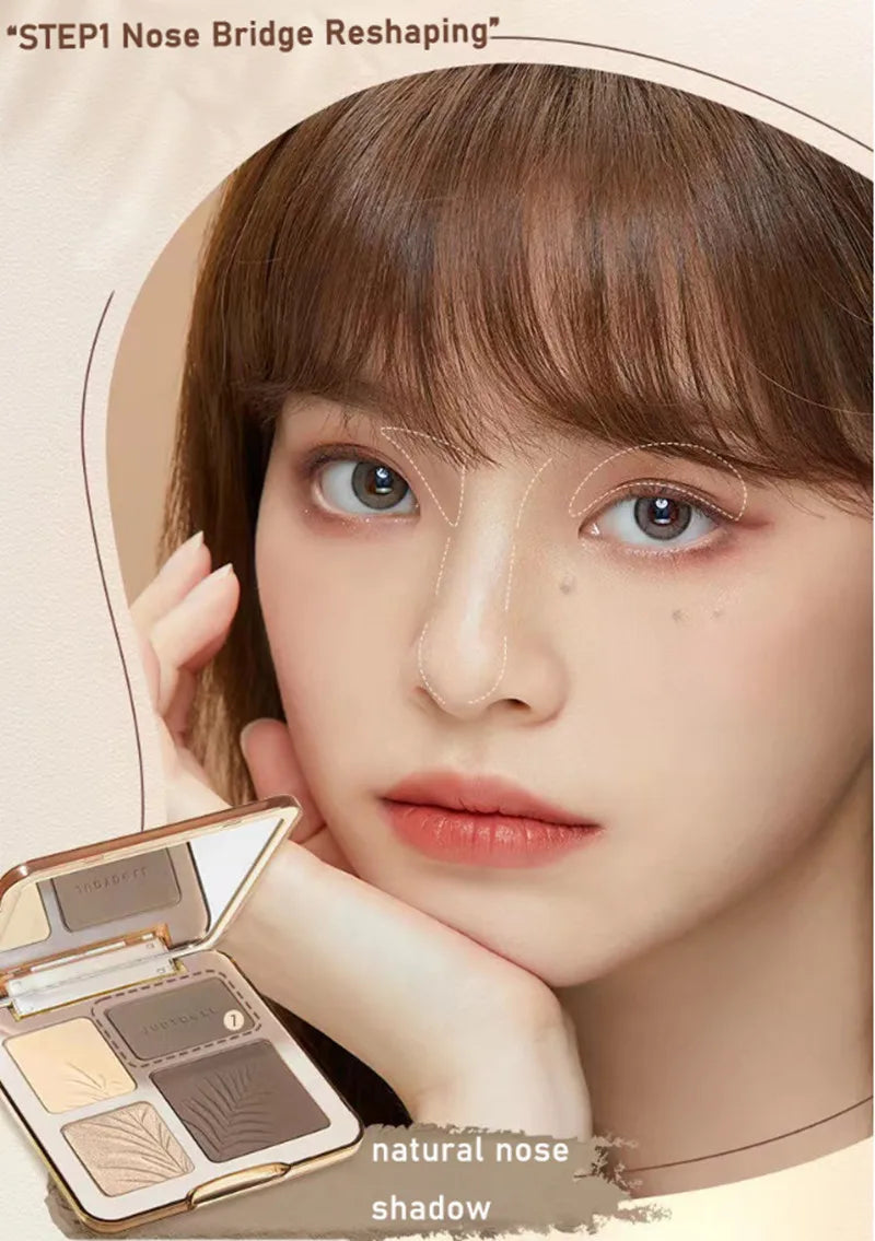 Judydoll Facial Highlighter – 3D Nose & Contour Powder Vervelle