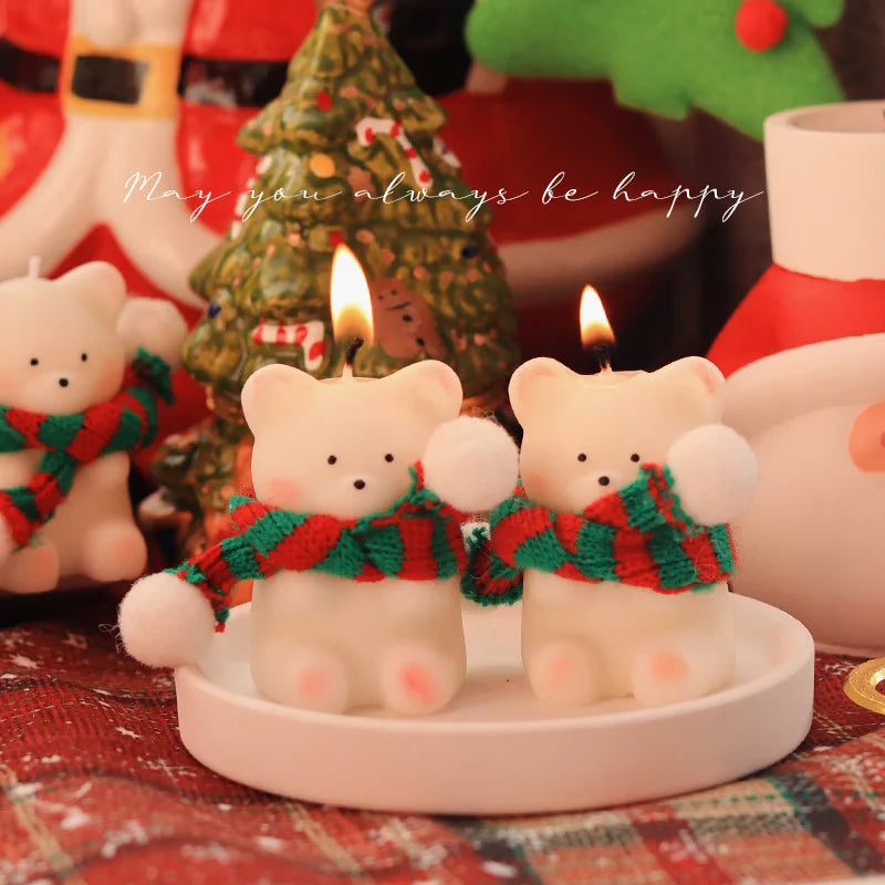 Original Christmas Scented Candle Gift Box – Bear Decor