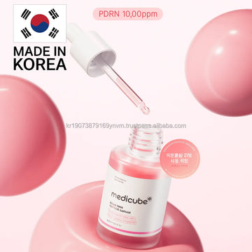 Korean Premium PDRN Salmon Coenzyme Q10 Vitamin B Hyaluronic Acid Pink Peptide Ampoule Serum