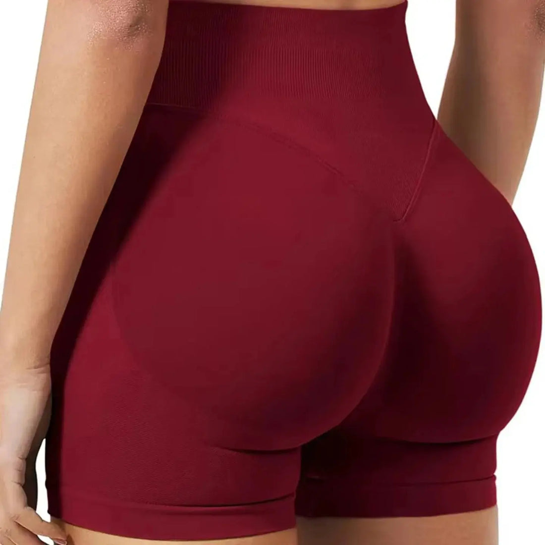 CZGUKE Women’s 4.5" Seamless Scrunch Bum Gym & Yoga Shorts High Stretch Vervelle