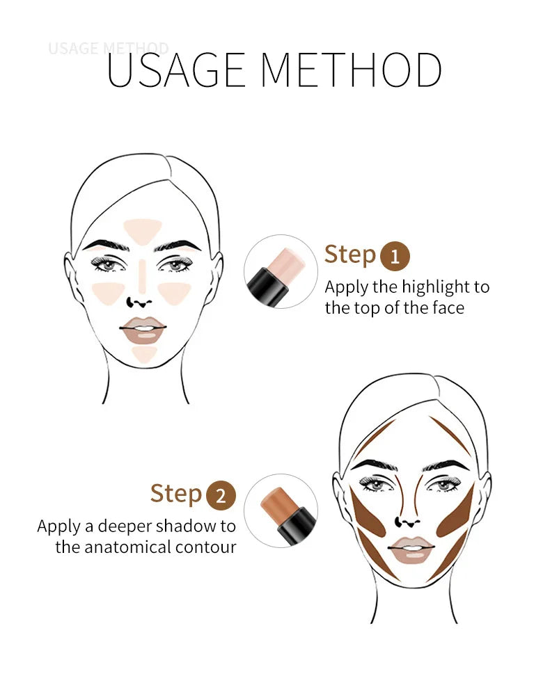 Double-Head Contour Stick Vervelle