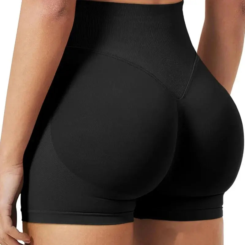 Women 4.5" Seamless Scrunch Bum Gym & Yoga Shorts High Waist Vervelle
