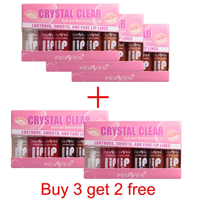 6pcs Hydrating Lip Gloss Set Vervelle