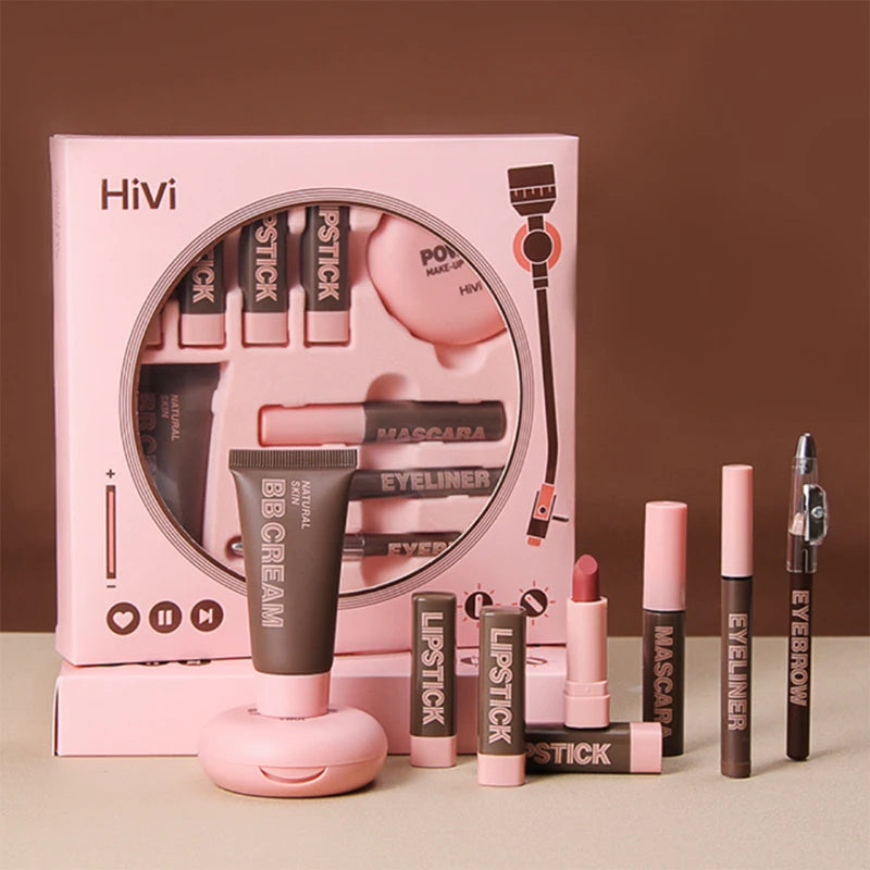 HiVi Limited Edition Makeup Gift Box – Lipstick & Powder