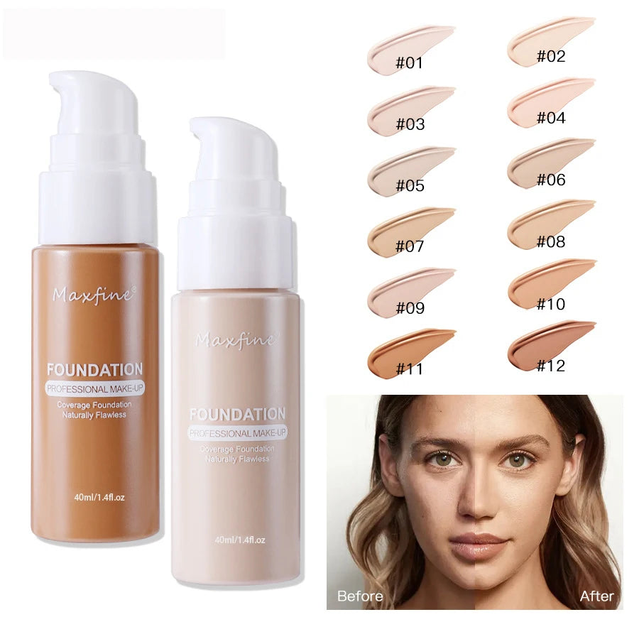 Liquid Foundation: Waterproof, Sweat-Resistant Concealer Makeup