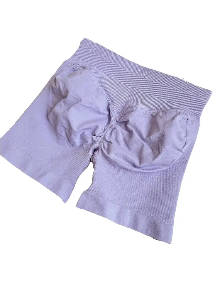 women's fitness shorts 4.5" Seamless Scrunch Bum Yoga & Gym Shorts Butt-Lifting Fitness Pants Vervelle