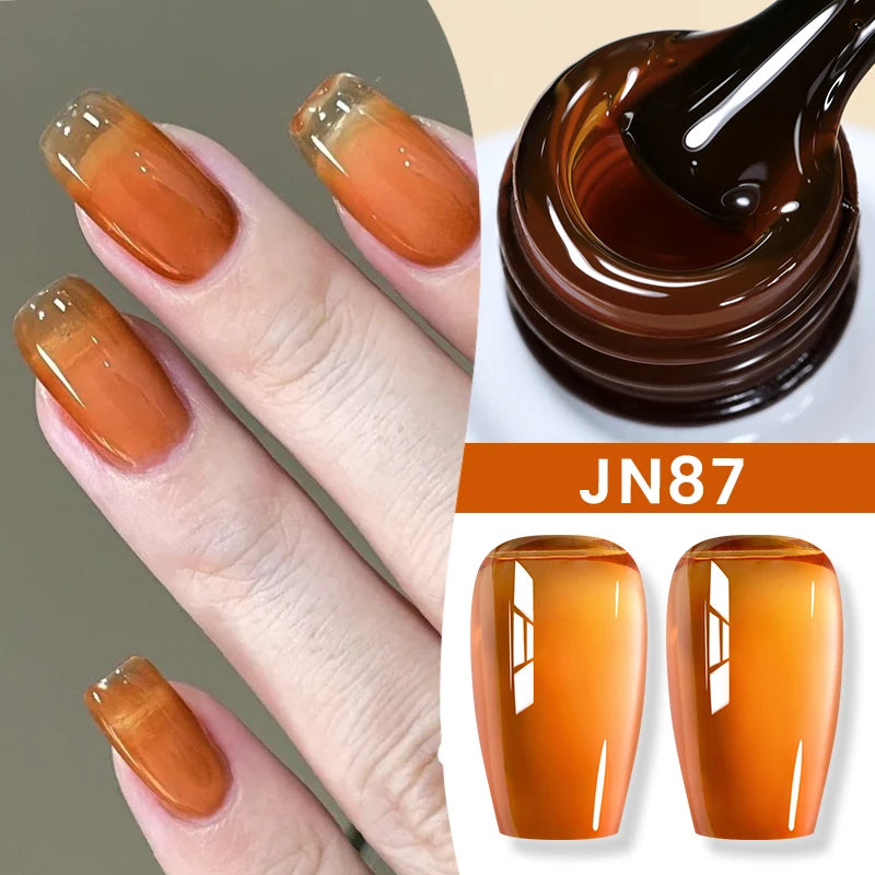 BORN PRETTY Jelly Nude Gel Nail Polish 10ml Light Pink