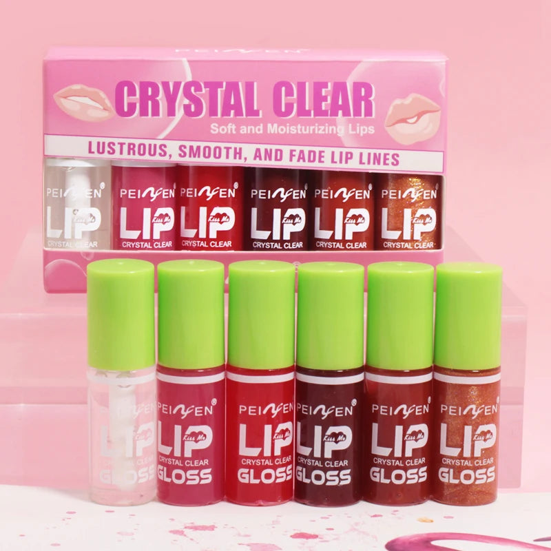 6pcs Hydrating Lip Gloss Set Vervelle