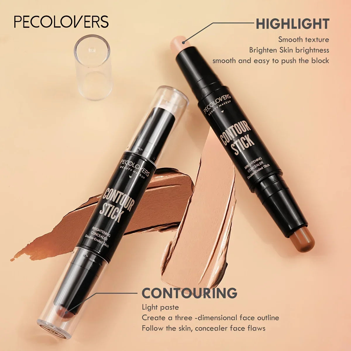 Face Concealer Pen for Dark Circles & Contouring Stick