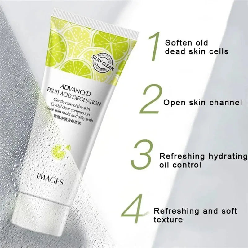 Fruit Acid Peeling Gel Exfoliating Facial Cleanser