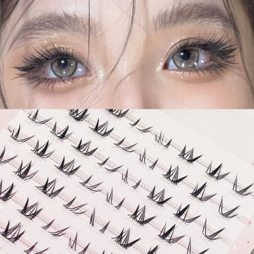 C-Curl 3D Mink False Eyelashes – Natural Fluffy Lower Lashes