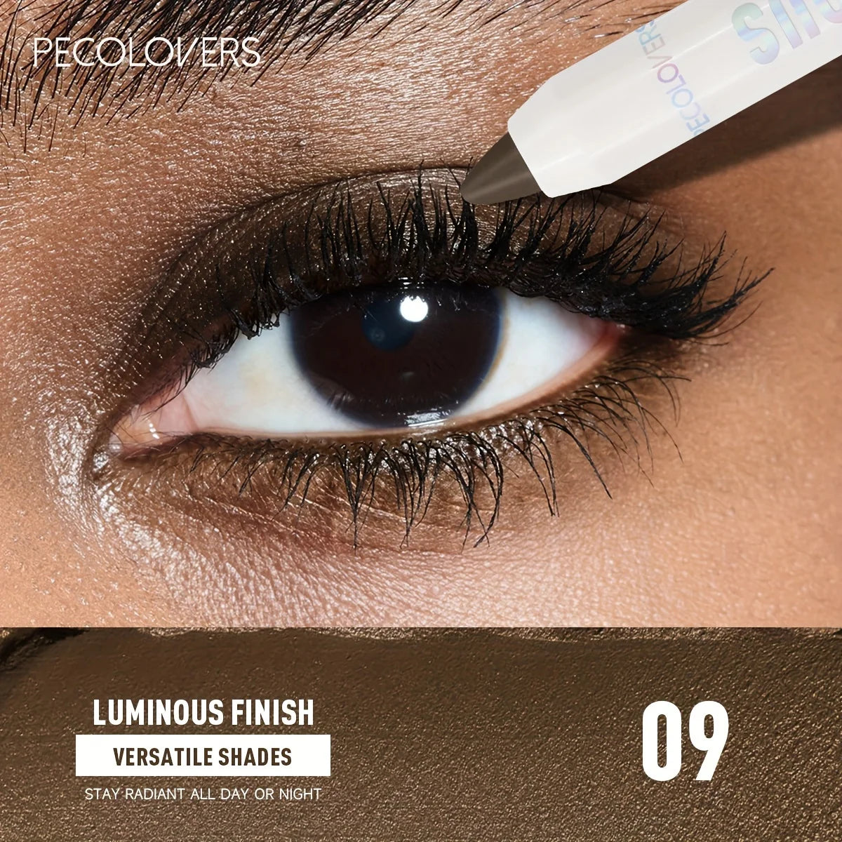 Waterproof Eyeshadow Stick Long-Lasting Neutral Brown