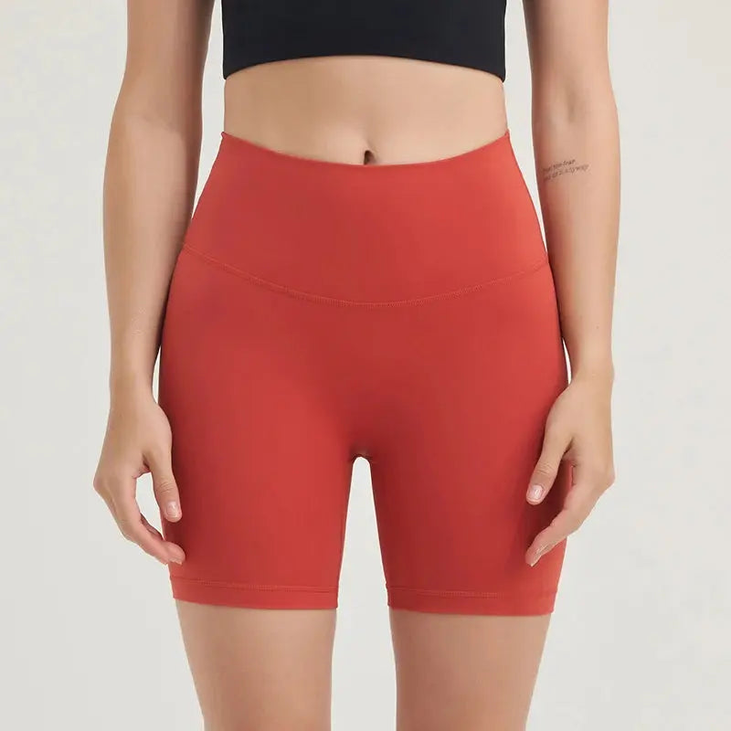 Women’s High-Waist Gym & Yoga Shorts – Breathable, Elastic, Seamless Vervelle