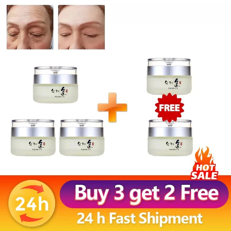 Collagen anti wrinkle and firming face cream reduces fine lines, lifts and resists aging