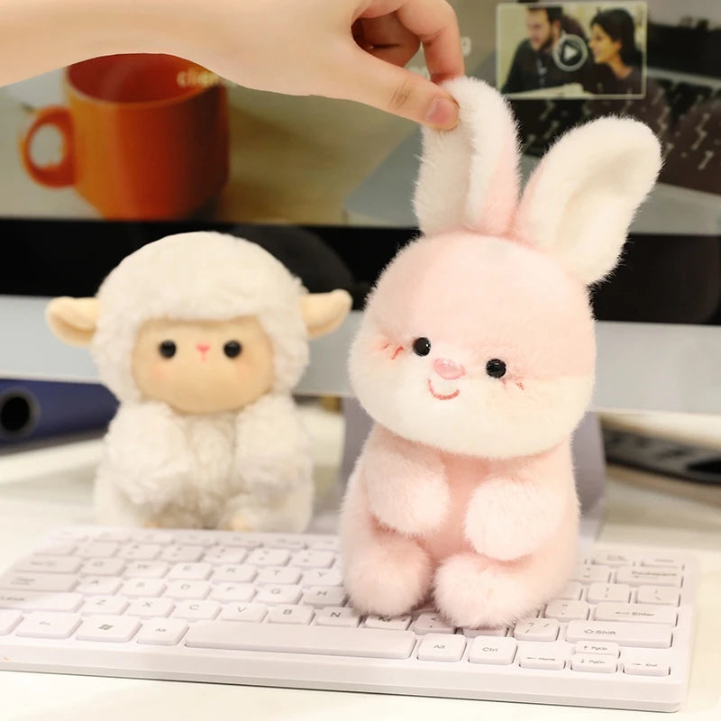 Cute Sitting Animal Plush Set Vervelle