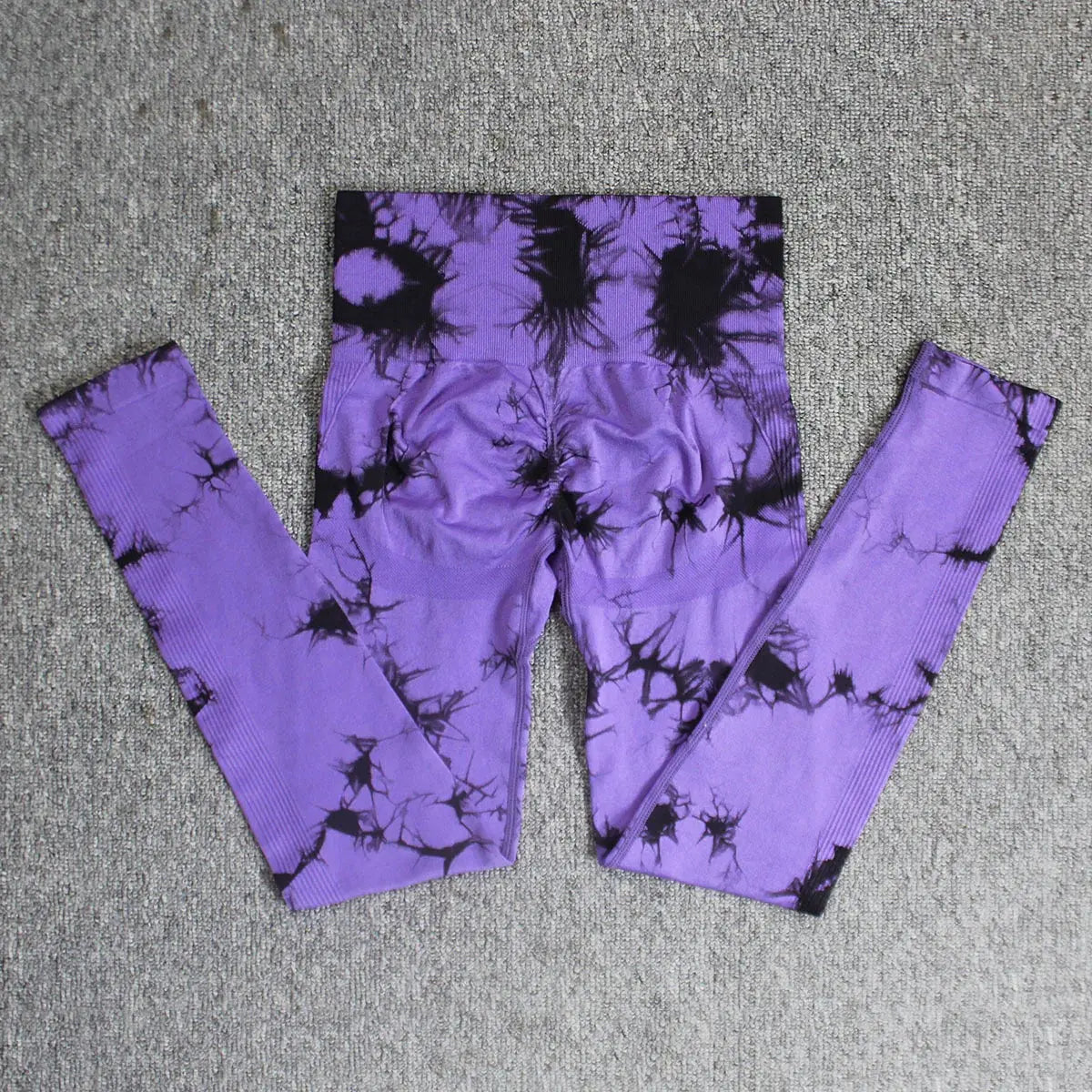 Women High Waist Seamless Tie-Dye Yoga Leggings Peach Butt Fitness Pants Vervelle