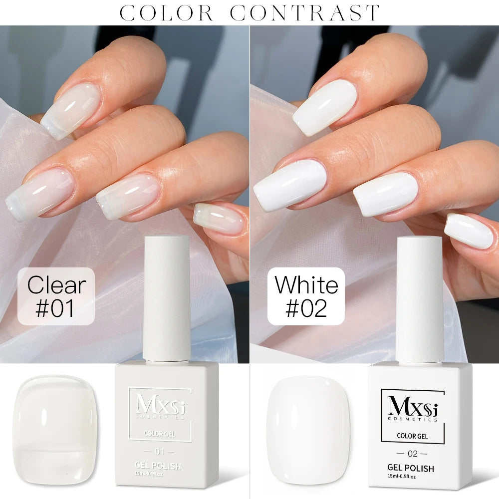 Mxsi 15ml Gel Nail Polish Neon & Pastel UV Gel Varnish
